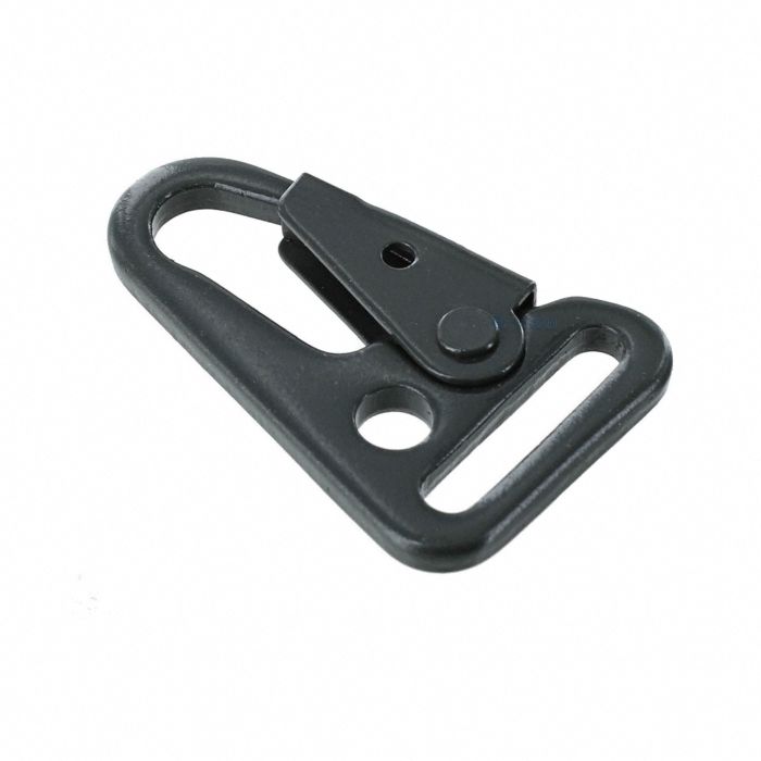 Crochet en métal pour des élingues 