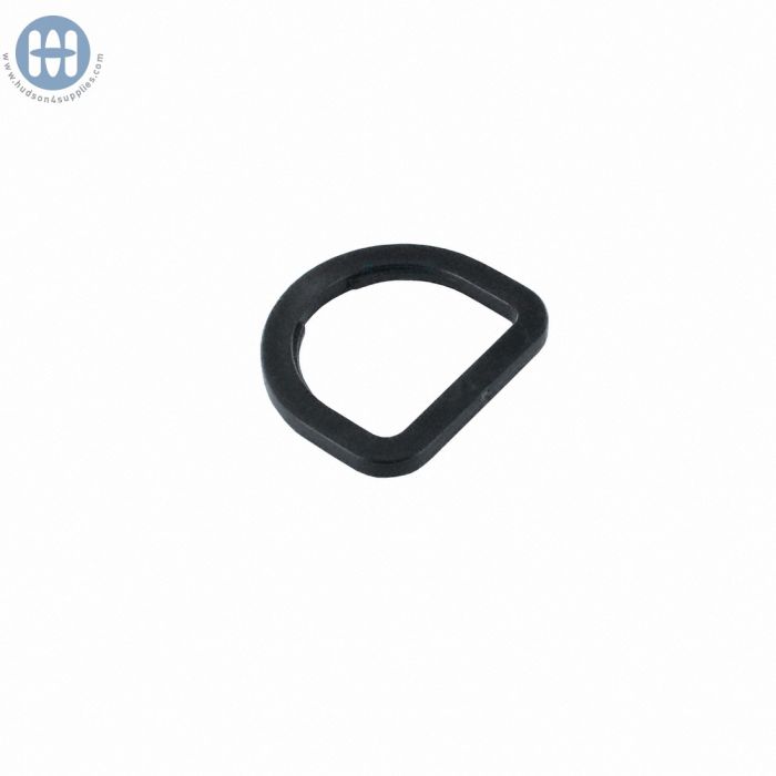 Basic D-Ring 1" Flat Black