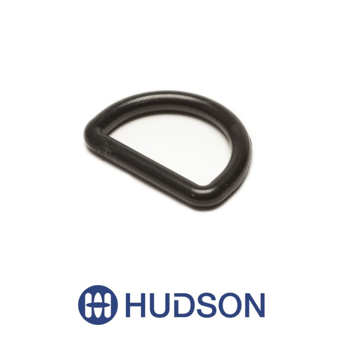 Basic D-Ring 1" Round Black