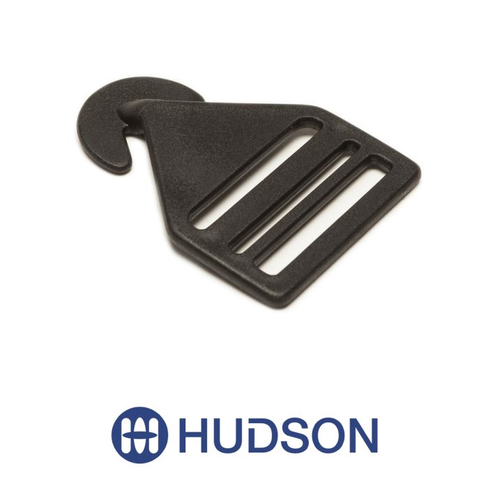 Basic Suspender 1 Piece Buckle 1-1/2" Black