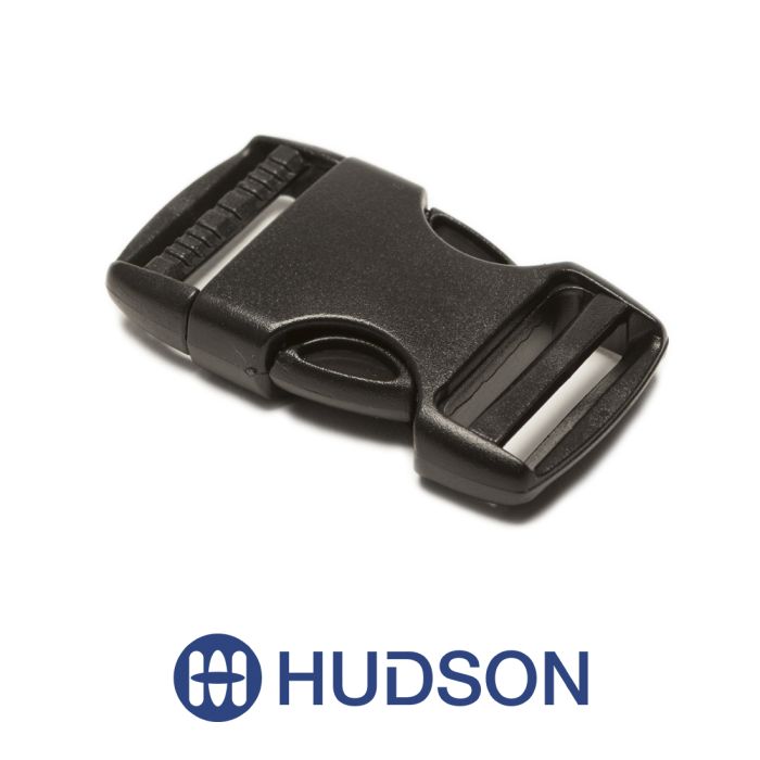 Basic Side Release Buckle 1" Dual Adjust Black