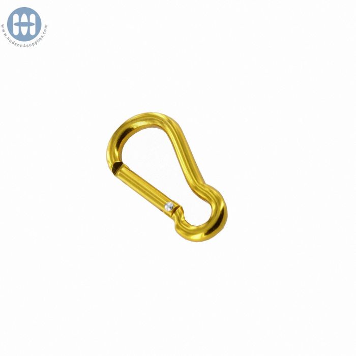 Snap Hook Key Holder Carabiner B-Style 40mm Gold