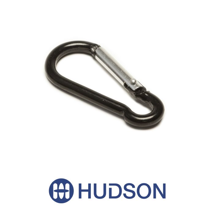 Snap Hook Key Holder Carabiner B-Style 60mm Black