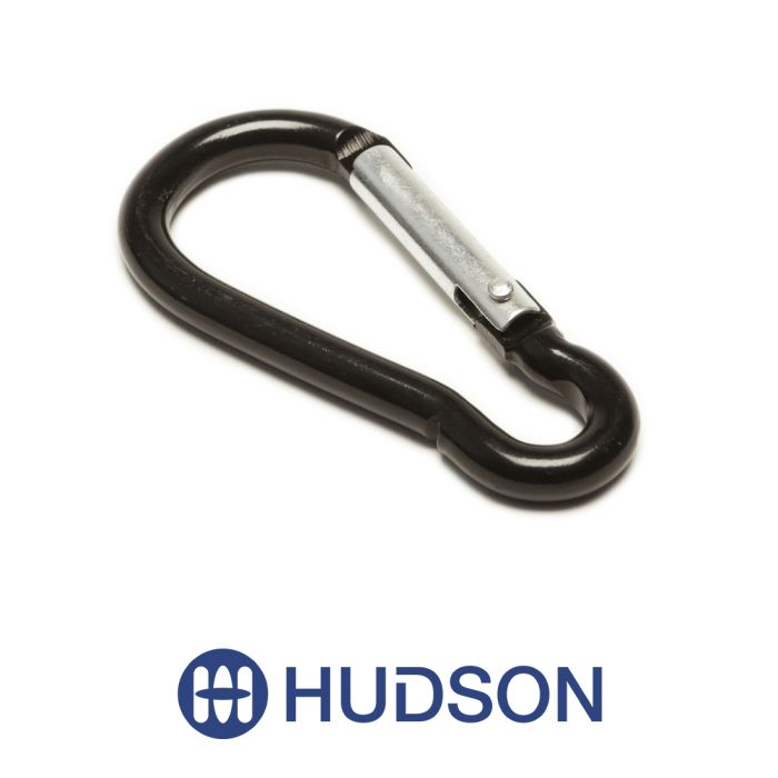 Snap Hook Key Holder Carabiner Style B  70mm Black