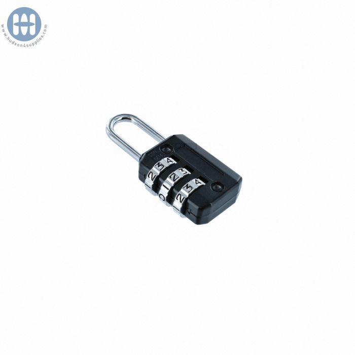 Small Black Resettable Combination Padlock for Luggage