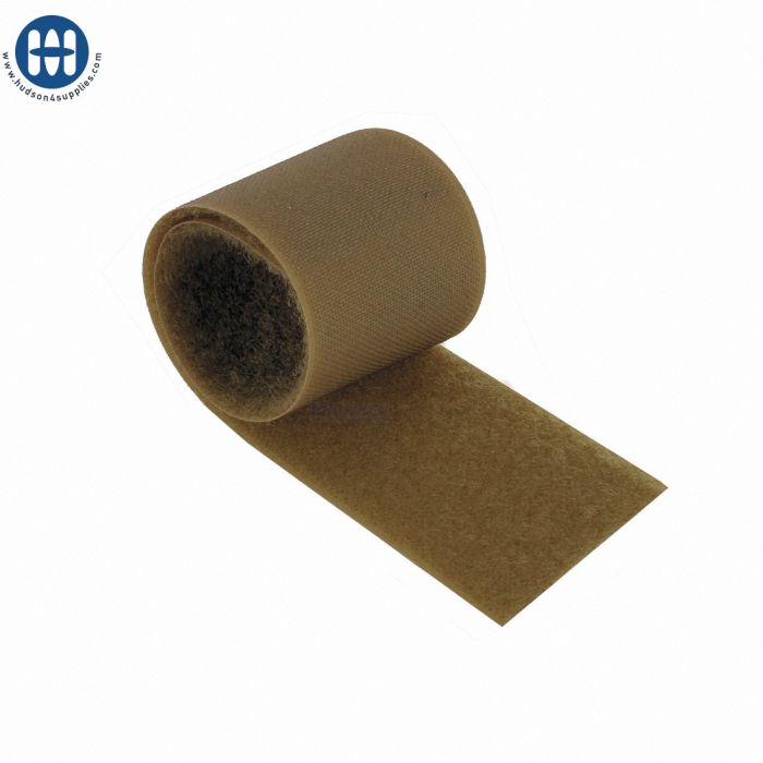 Ruban auto-agrippant à coudre Velours 50mm Coyote 50 V