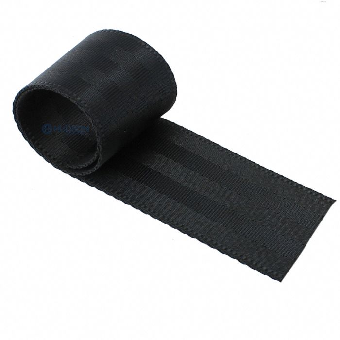 Polyester Sangle Ceinture Robuste 5 lignes 50mm Noir