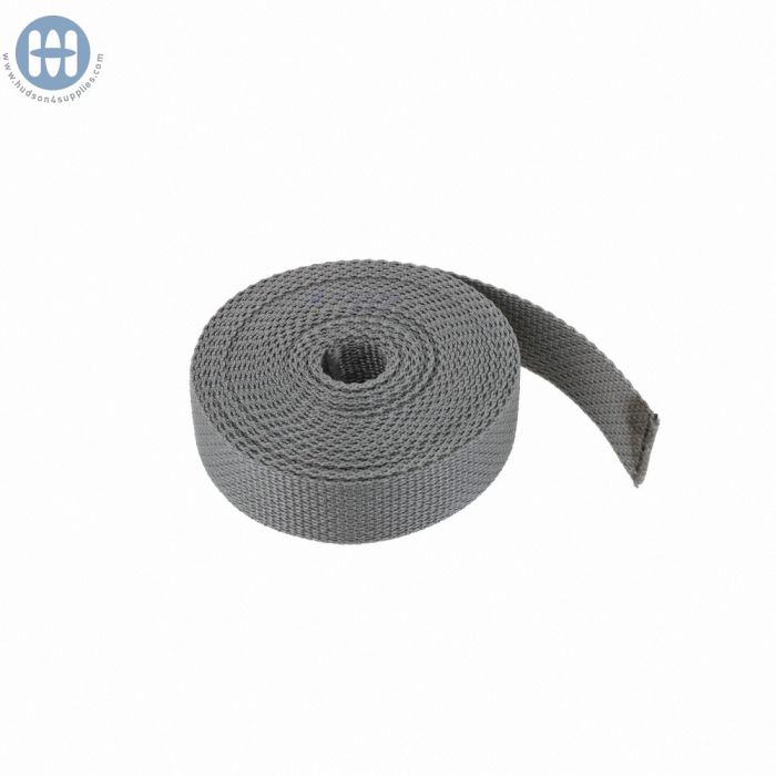 Polypropylene Webbing 1-1/2" (38mm) 422 Grey (By the roll)