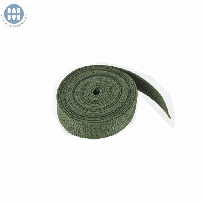 Polypropylene Webbing 1" (25mm) 531 Olive Drab (By the roll)