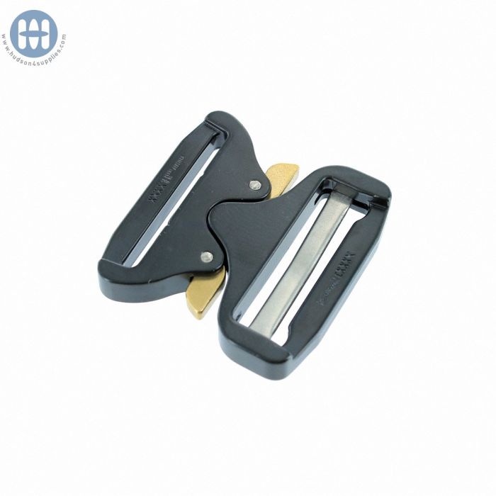 Cobra Interlocking Metal Buckle 2" (50mm) Black XL