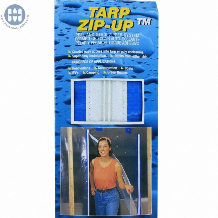 TARP ZIPUP 7' Peel   Stick Zipper 1-PC