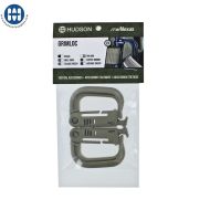 Retail Package of Two (2) Tan ITW Grimloc Carabiners