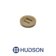 Bouton 20mm avec Fente 9mm Tan