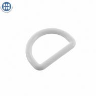 Basic Rounded D-Ring 1-1/2" White