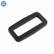 Black Basic Wide Mouth Looploc 1.5" on a white background, featuring a blue Hudson logo.
