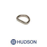 Anneau Soudé en "D" 13mm Plaqué nickel