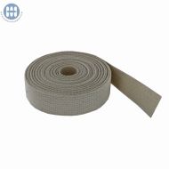 Natural colored light cotton webbing by the yard