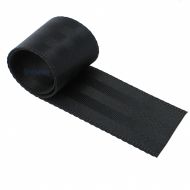 Polyester Sangle Ceinture Robuste 5 lignes 50mm Noir