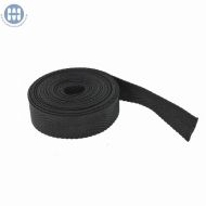 Nylon Webbing Herringbone 1" (25mm) 401 Black (By The Yard)