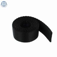 Nylon Webbing Heavy 2" (50mm) 401 Black (By the roll)
