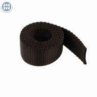 Nylon Heavy Duty Webbing 1" (25mm) 703 Brown (by the yard)