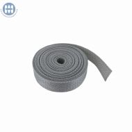 Polypropylene Webbing 1" (25mm) 406 Silver (By The Yard)