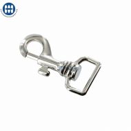 Mousqueton Crochet Rotatif  M116 25mm Plaqué Nickel